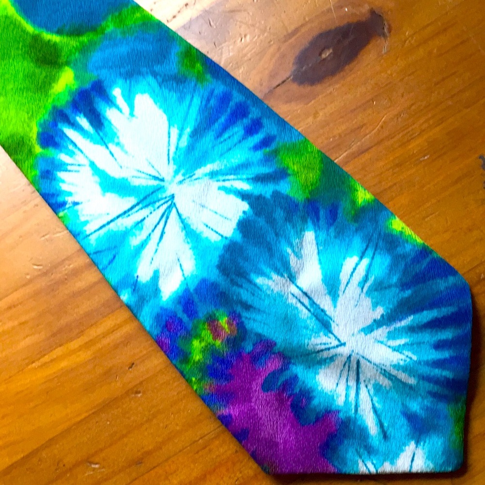 Vintage Tie Dye Necktie
